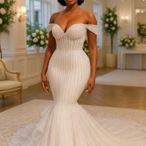 Bride Mermaid wedding dress